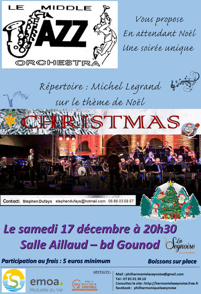 Concert du Middle Jazz Orchestra de Sanary à La Seyne-sur-Mer - 0