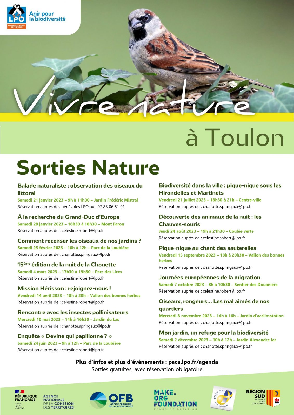 Sortie nature à Toulon avec la LPO – Oiseaux, rongeurs… Tout sur les mal aimés de nos quartiers à Toulon - 0