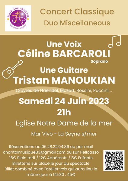 Concert classique Duo Miscellaneous à La Seyne-sur-Mer - 0