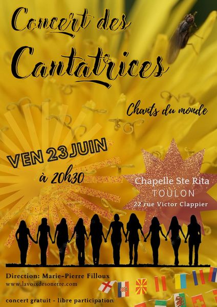 Concert – Chœur « Les Cantatrices » à Toulon - 0