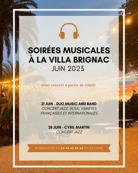 Soirée musicale à La Villa Brignac à Ollioules - 0