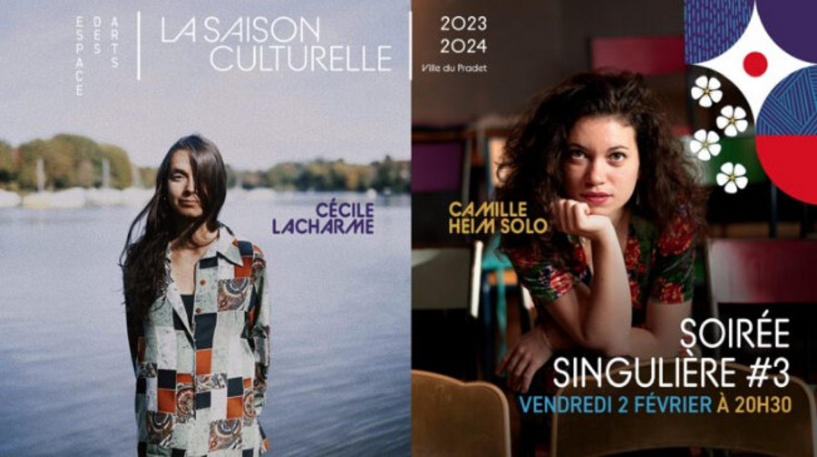 Spectacle Concert Soirée singulière : Double-plateau avec Cécile Lacharme et Camille Heim Solo à Le Pradet - 0