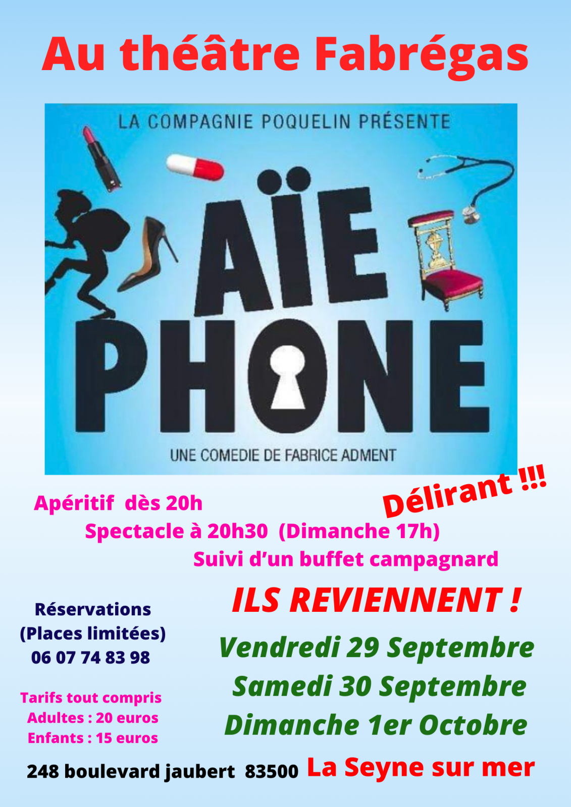Théâtre « Aie Phone » (création) à La Seyne-sur-Mer - 0
