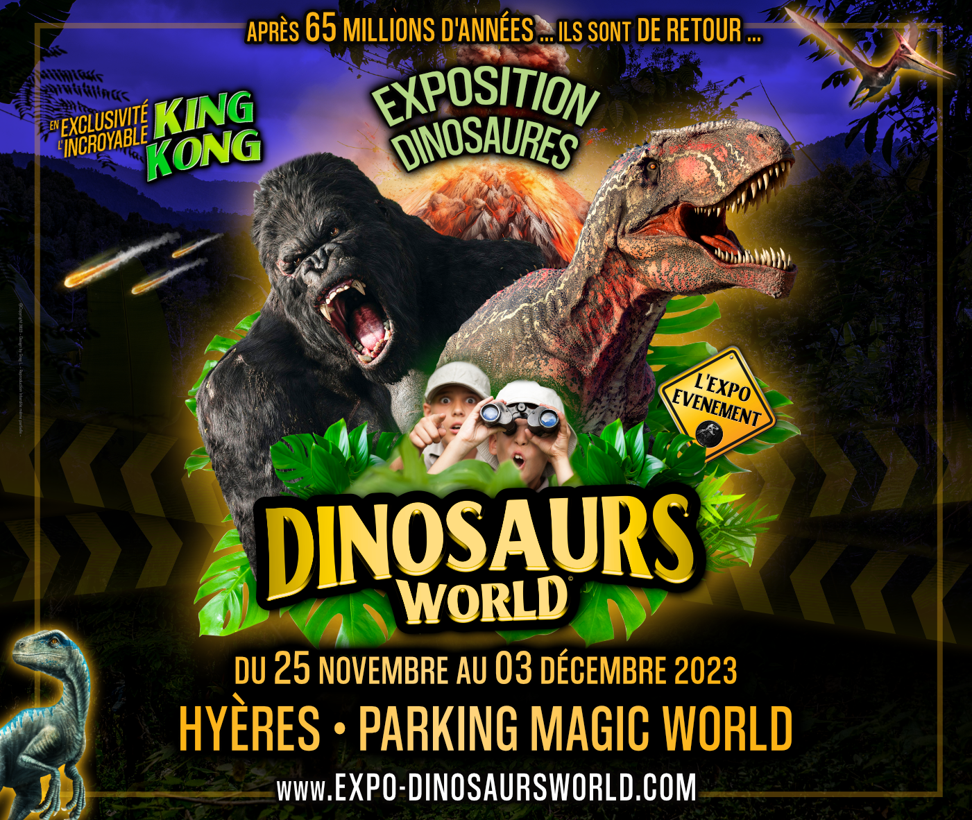 Exposition de dinosaures • Dinosaurs World à Hyères en 2023 à Hyères - 0