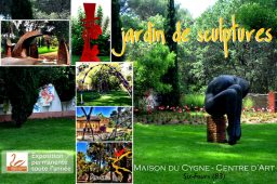 Exposition permanente jardin de sculptures maison du Cygne Six Fours